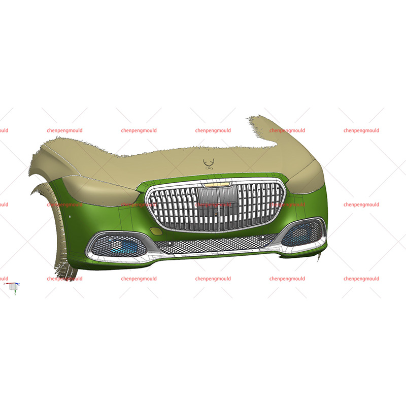 Mercedes-Benz S Modified Maybach Front/Rear Bumper Mould