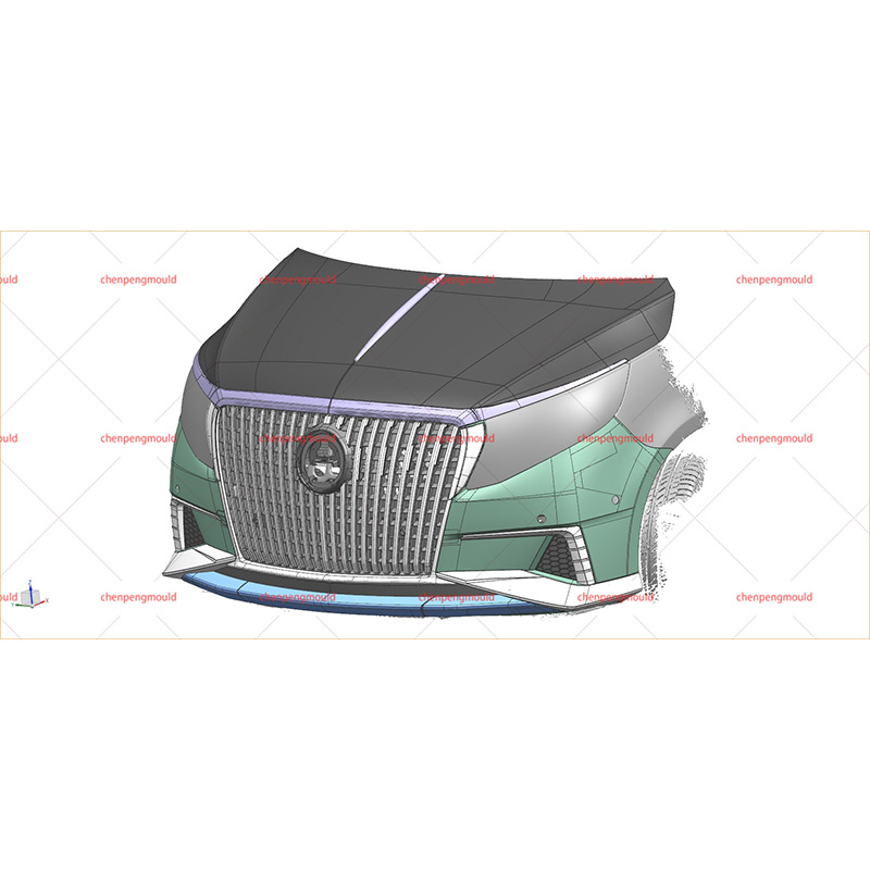 Mercedes-Benz V Modified Front/Rear Bumper Mould