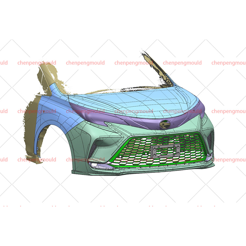 2021 Toyota Sienna Modified Front Bumper Mould
